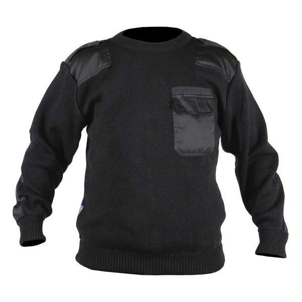 STØRVIK Commandotrui Acryl / Wol Heren Zwart - Maat 2XL - DAMPIER STØRVIK Commandotrui Acryl / Wol Heren Zwart - Maat 2XL - DAMPIER