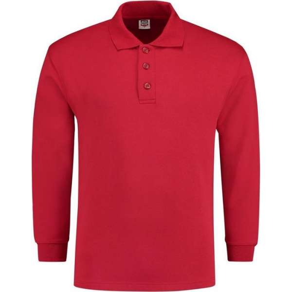 Tricorp Polosweater - Casual - 301004 - Rood - maat 5XL Tricorp Polosweater - Casual - 301004 - Rood - maat 5XL