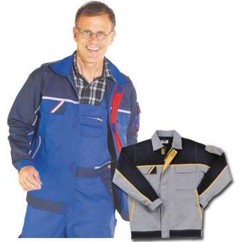 Werkjas grijs maat 50