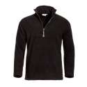 Santino fleece sweater Serfaus - Zwart - maat 3XL