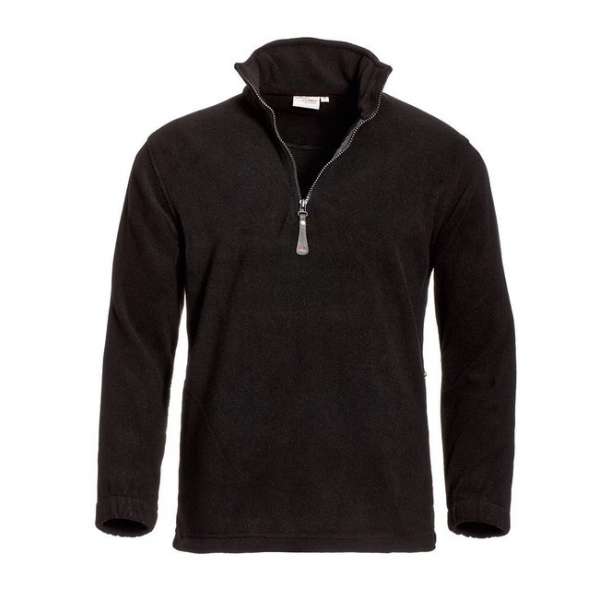 Santino fleece sweater Serfaus - Zwart - maat 3XL Santino fleece sweater Serfaus - Zwart - maat 3XL