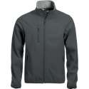 Clique Basic Softshell Jas Heren Antraciet maat L