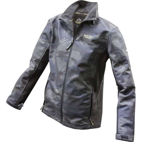 Uncle Sam WORKWEAR Softshelljas wind- en waterafstotend olijfgroen camouflage maat XL Uncle Sam WORKWEAR Softshelljas wind- en waterafstotend olijfgroen camouflage maat XL