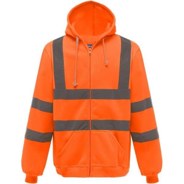 RWS vest, met rits en capuchon, S t/m 3XL L Oranje RWS vest, met rits en capuchon, S t/m 3XL L Oranje