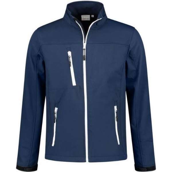 Santino Soul Softshell Jas Marineblauw XL Santino Soul Softshell Jas Marineblauw XL