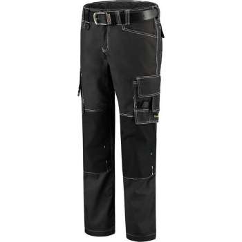 Tricorp worker canvas met cordura - Workwear - 502009 - donkergrijs / zwart - maat 46