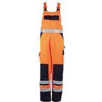 MASCOT veiligheidsbroek Barras, oranje/marine, maat 60