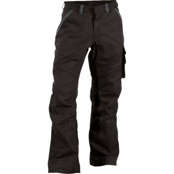 Dassy Stark Canvas werkbroek 200721 - binnenbeenlengte Standaard (81-86 cm) - Zwart/Antracietgrijs - 54