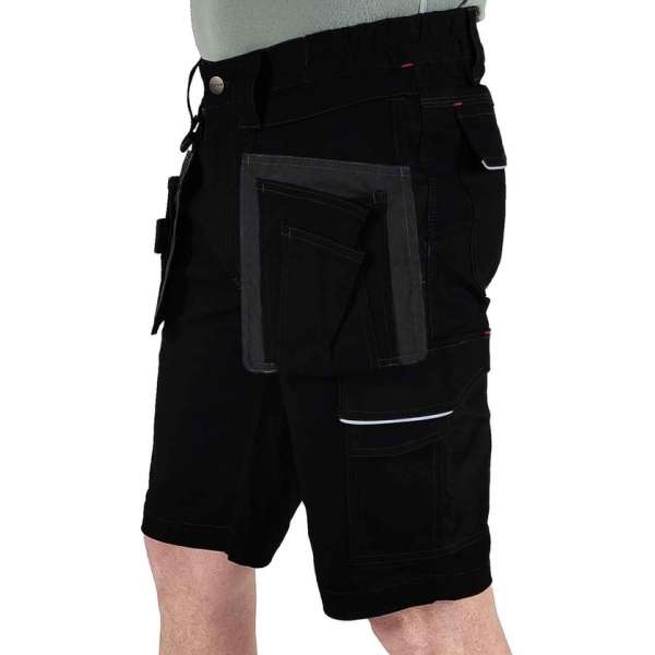 STØRVIK Stretch Korte Werkbroek Heren Zwart - Maat XS - THIJS STØRVIK Stretch Korte Werkbroek Heren Zwart - Maat XS - THIJS