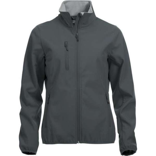 Clique Basic Softshell Jas Dames Antraciet maat XS Clique Basic Softshell Jas Dames Antraciet maat XS