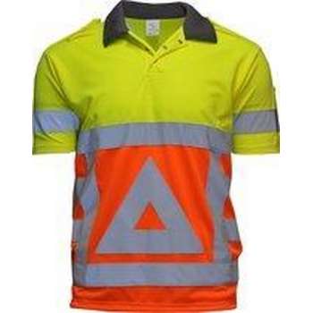 Top verkeersregelaars polo unisex korte mouw maat 4XL