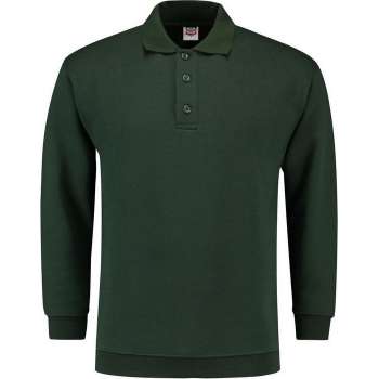 Tricorp Polo Sweater Boord  301005 Flessengroen  - Maat 5XL