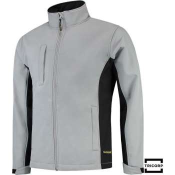 Tricorp Soft Shell Jack Bi-Color - Workwear - 402002 - Grijs-Zwart - maat M