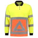 Tricorp 203002 Poloshirt Verkeersregelaar Fluor Oranje / Fluor Geel - maat 5XL