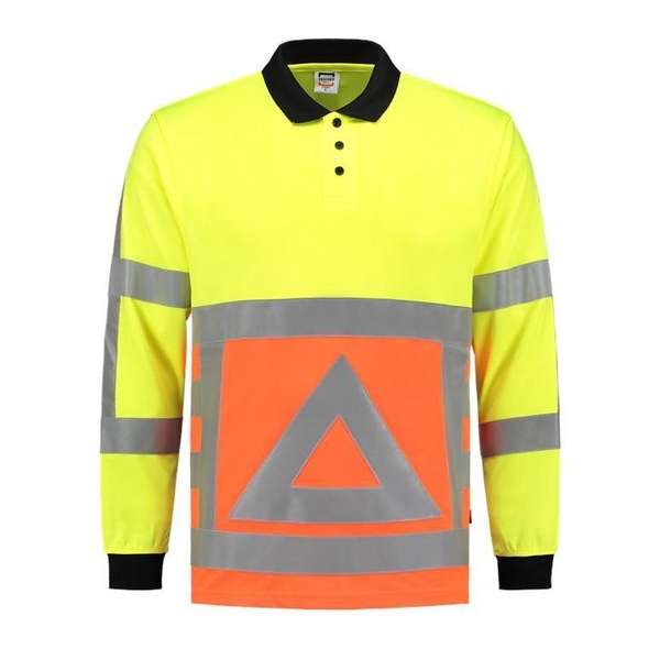 Tricorp 203002 Poloshirt Verkeersregelaar Fluor Oranje / Fluor Geel - maat 5XL Tricorp 203002 Poloshirt Verkeersregelaar Fluor Oranje / Fluor Geel - maat 5XL