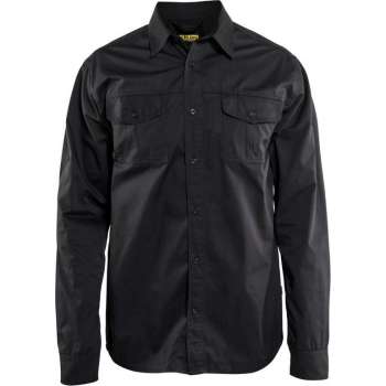 Blåkläder 3298-1190 Overhemd Zwart maat XXXL