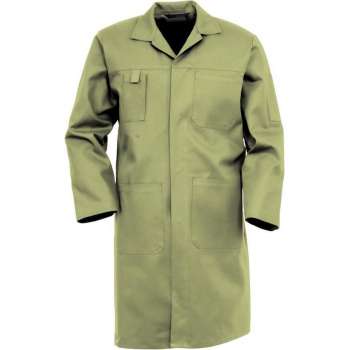Havep Lange jas drukknoop 4023 - Khaki - 50