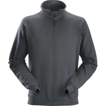 Snickers ½ Zip sweatshirt - Workwear - 2818 - staalgrijs - maat L