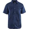 Blaklader 3296 Werkoverhemd Korte Mouw Twill Marineblauw