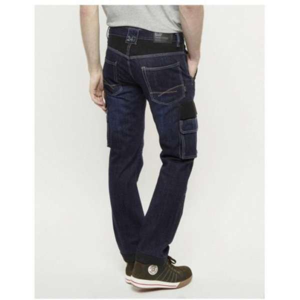 247 Jeans Spijkerbroek Grizzly D30 Donkerblauw - Werkkleding - L34-W34 247 Jeans Spijkerbroek Grizzly D30 Donkerblauw - Werkkleding - L34-W34