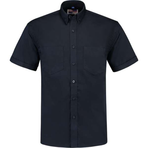 Tricorp 701003 Werkhemd Korte Mouw Basis Marineblauw maat L Tricorp 701003 Werkhemd Korte Mouw Basis Marineblauw maat L