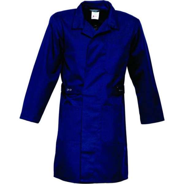 HaVeP Basic Stofjas - Lang - Maat 48 - Marineblauw HaVeP Basic Stofjas - Lang - Maat 48 - Marineblauw
