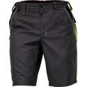 Knoxfield short / werkbroek kort antraciet/geel maat 58