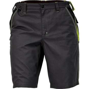 Knoxfield short / werkbroek kort antraciet/geel maat 58