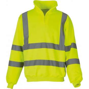 RWS trui met rits, S t/m 3XL 3XL Geel