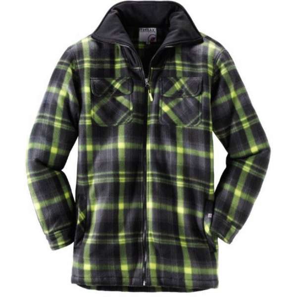 Terrax Thermohemd Zwart&Lime - M Terrax Thermohemd Zwart&Lime - M