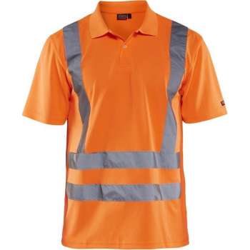 Blåkläder 3310-1009 Piqué Polo High Vis Oranje maat XXXL