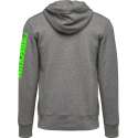 Beckum Workwear EBTR06 Hooded sweater met logo Heather Grey 3XL