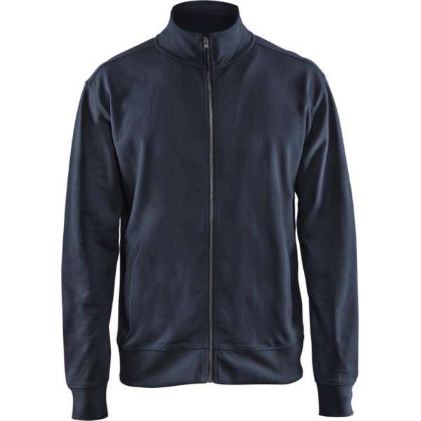 Blåkläder 3371-1158 Sweatshirt met rits Marineblauw maat XXXL Blåkläder 3371-1158 Sweatshirt met rits Marineblauw maat XXXL
