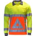 Top Bedrijfskleding Verkeersregelaars Poloshirt - Lange Mouw – Maat  XL