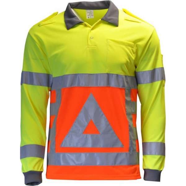 Top Bedrijfskleding Verkeersregelaars Poloshirt - Lange Mouw – Maat XL Top Bedrijfskleding Verkeersregelaars Poloshirt - Lange Mouw – Maat XL
