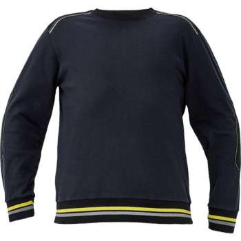 Knoxfield sweater antraciet/geel L