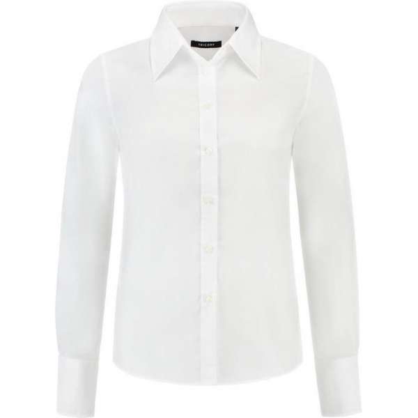 Tricorp Dames blouse Oxford basic-fit - Corporate - 705001 - Wit - maat 34 Tricorp Dames blouse Oxford basic-fit - Corporate - 705001 - Wit - maat 34