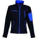 HaVeP Titan Softshell 40054 zwart/korenblauw 3EL