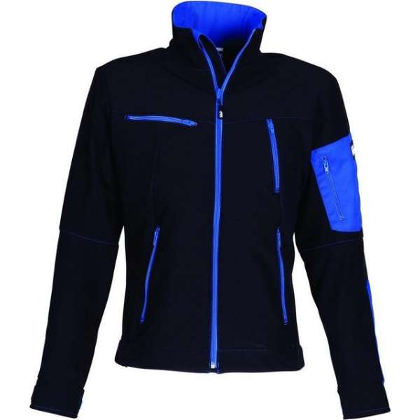 HaVeP Titan Softshell 40054 zwart/korenblauw 3EL HaVeP Titan Softshell 40054 zwart/korenblauw 3EL