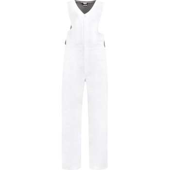 EM Kitchen Food bodybroek Polyester / Katoen Wit Maat 56