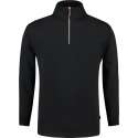 Tricorp Sweater ritskraag - Casual - 301010 - Zwart - maat XS