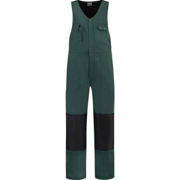 EM Workwear Bodybroek katoen/polyester flessengroen maat 64 EM Workwear Bodybroek katoen/polyester flessengroen maat 64