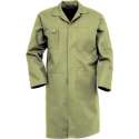 Havep Lange jas drukknoop 4023 - Khaki - 58
