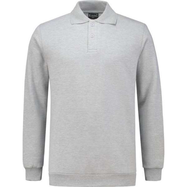 Workman Polosweater Outfitters Rib Board - 9342 grijs melange - Maat L Workman Polosweater Outfitters Rib Board - 9342 grijs melange - Maat L