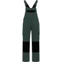 Yoworkwear Tuinbroek katoen/polyester flessengroen-zwart maat 44