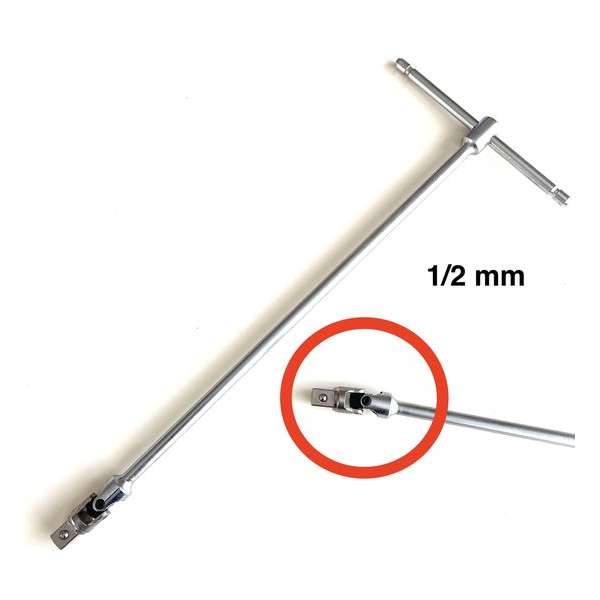 Mannelijk verstelbaar t-greep schroevendraaier - ½ mm Mannelijk verstelbaar t-greep schroevendraaier - ½ mm