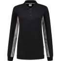 Tricorp polosweater bi-color dames - 302002 - zwart / grijs - maat 3XL