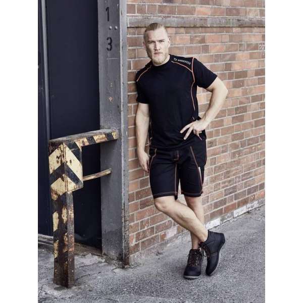 TERRAX WORKWEAR Werkbroek shorts zwart/rood maat 50 TERRAX WORKWEAR Werkbroek shorts zwart/rood maat 50