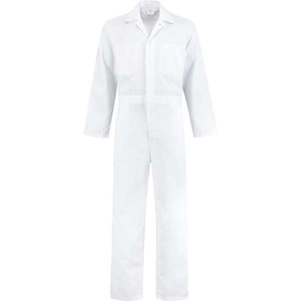 GAEVE Foodoverall polyester/katoen - wit - maat 46