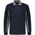 Workman Polosweater Bi-Colour - 2402 navy / grijs - Maat S